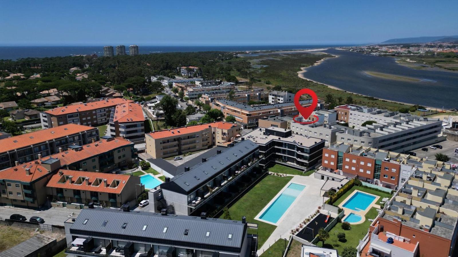T3 Com Terraco A 500M Da Praia De Ofir Fão Exteriör bild